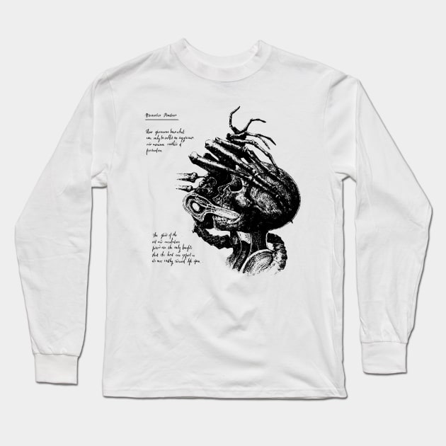 facehugger Long Sleeve T-Shirt by horrorshirt